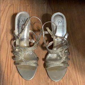 Adrianna Papell Gold Heels
